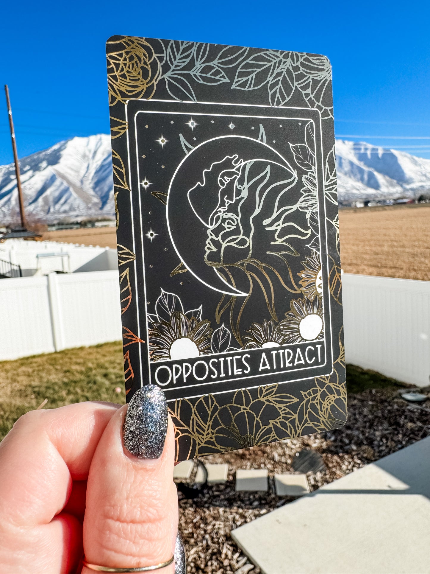 Opposites Attract Luxe Card
