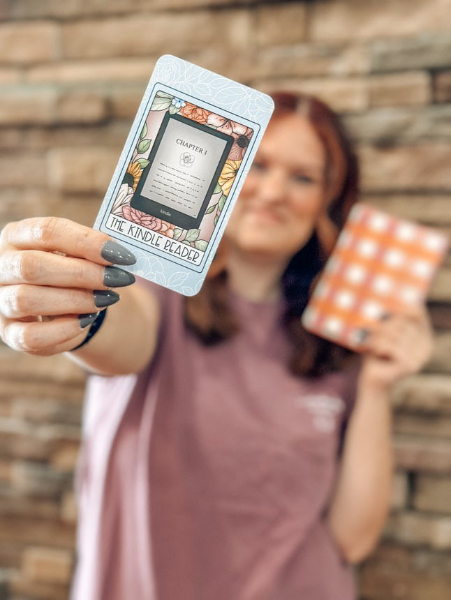 The Kindle Reader Tarot Card