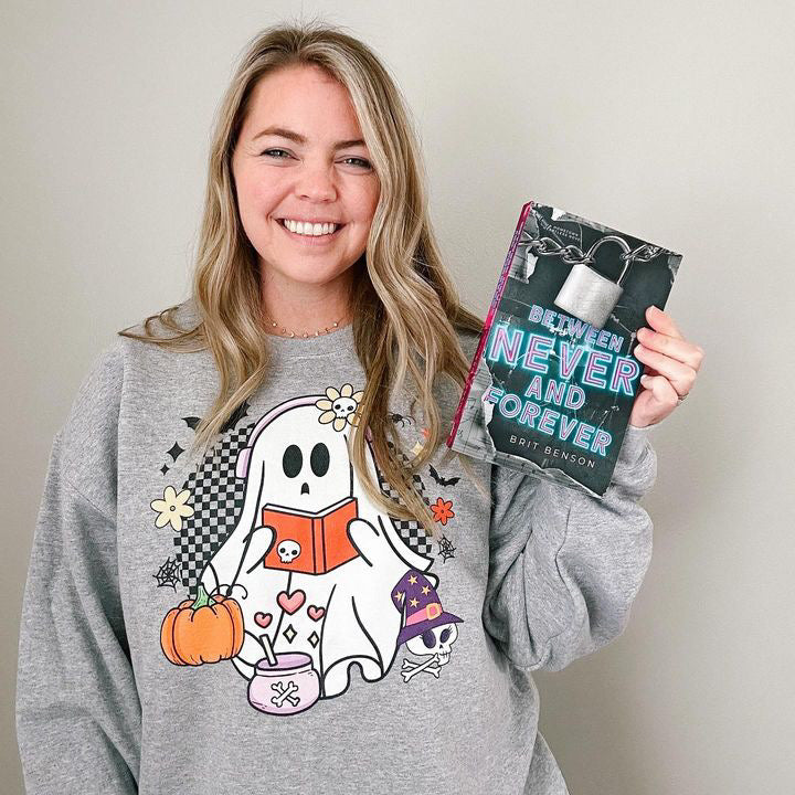 Ghost Audiobook Reader Sweatshirt