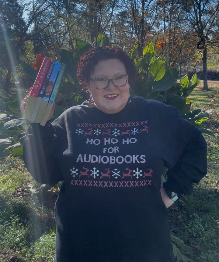 Ho ho ho for Audiobooks Long Sleeve Shirt