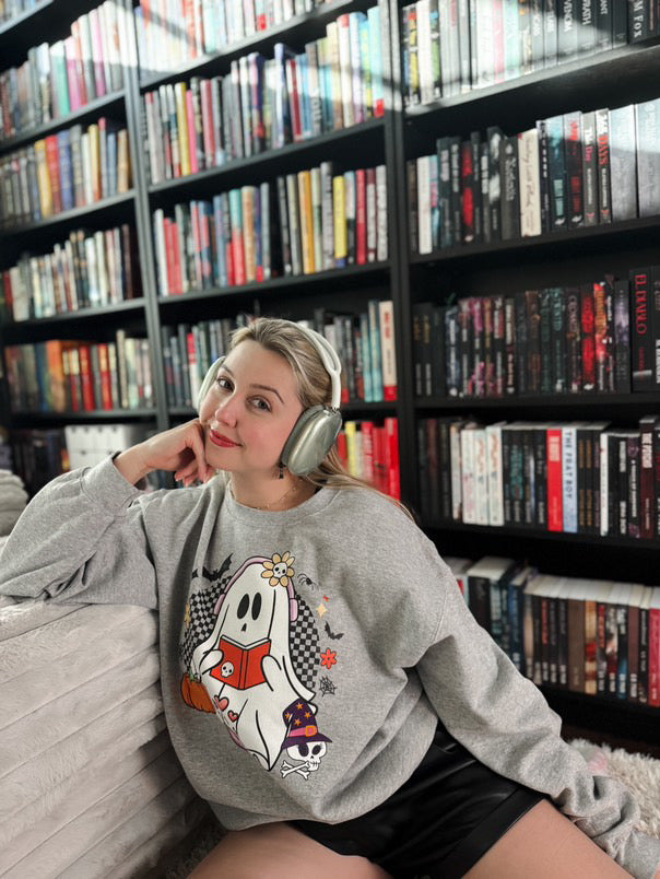 Ghost Audiobook Reader Sweatshirt