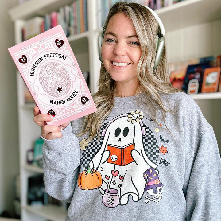 Ghost Audiobook Reader Sweatshirt