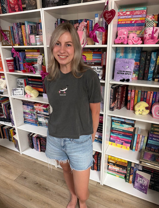 Book Lover Loon heavyweight boxy tee
