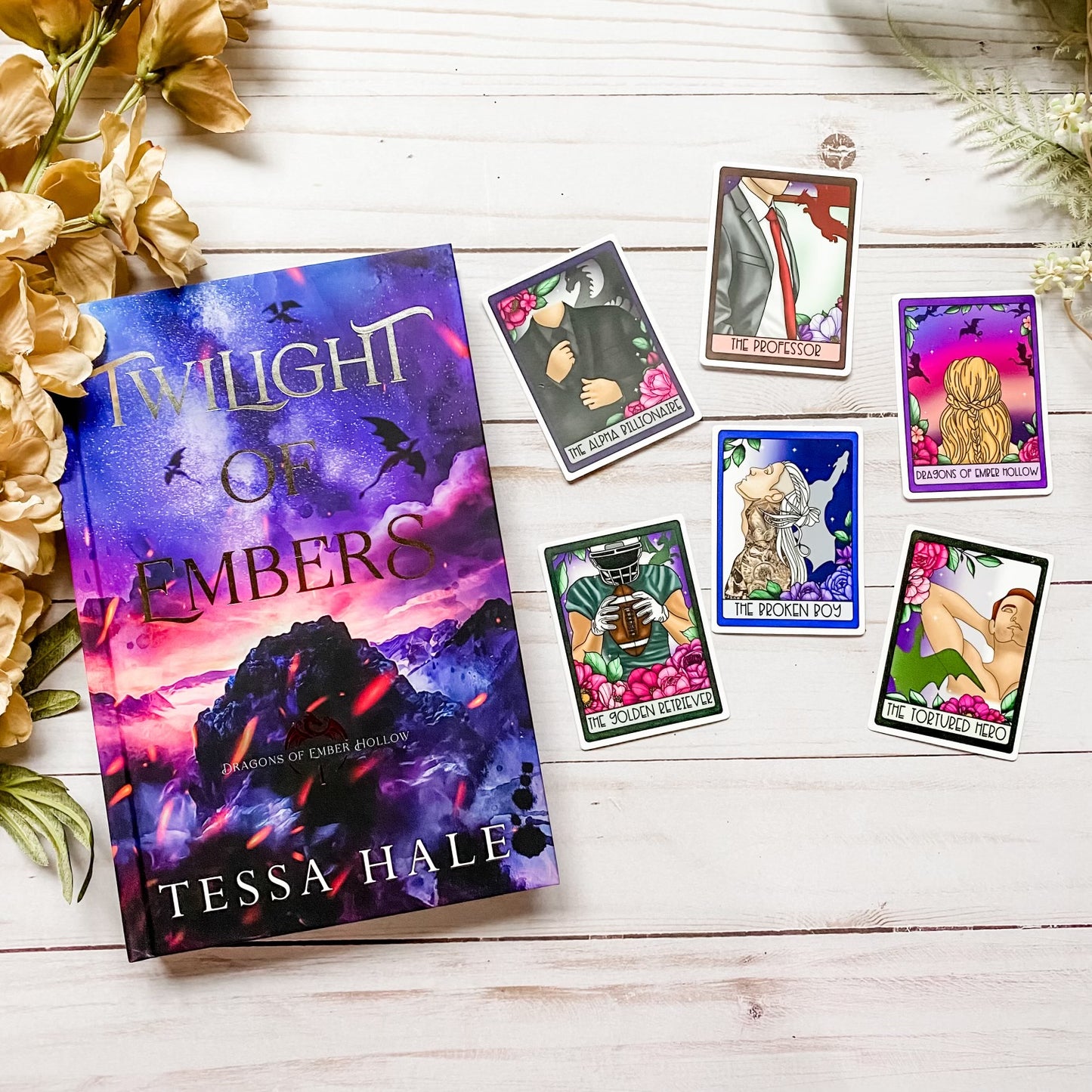 Twilight of Embers by Tessa Hale Sticker Set