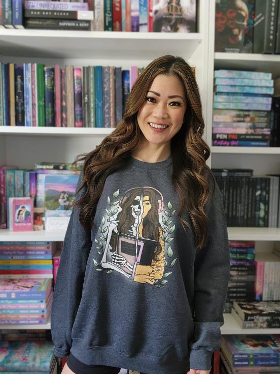 Audiobook Skeleton Sweatshirt
