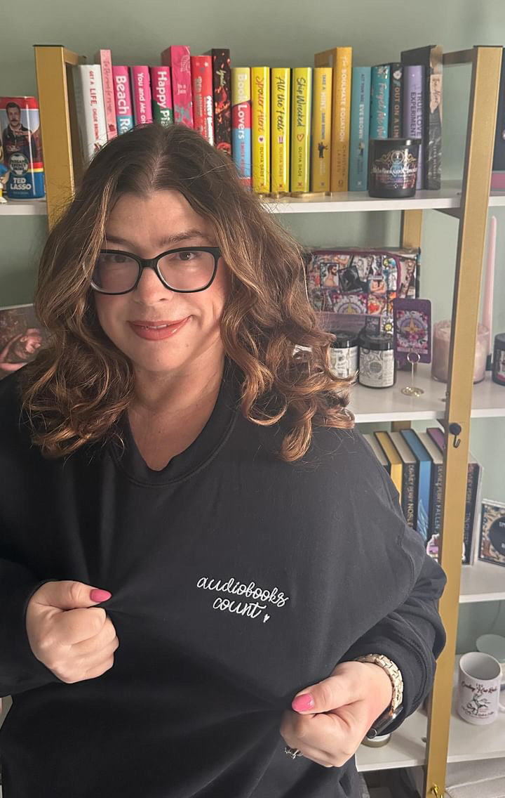 Audiobooks Count Embroidered Sweatshirt