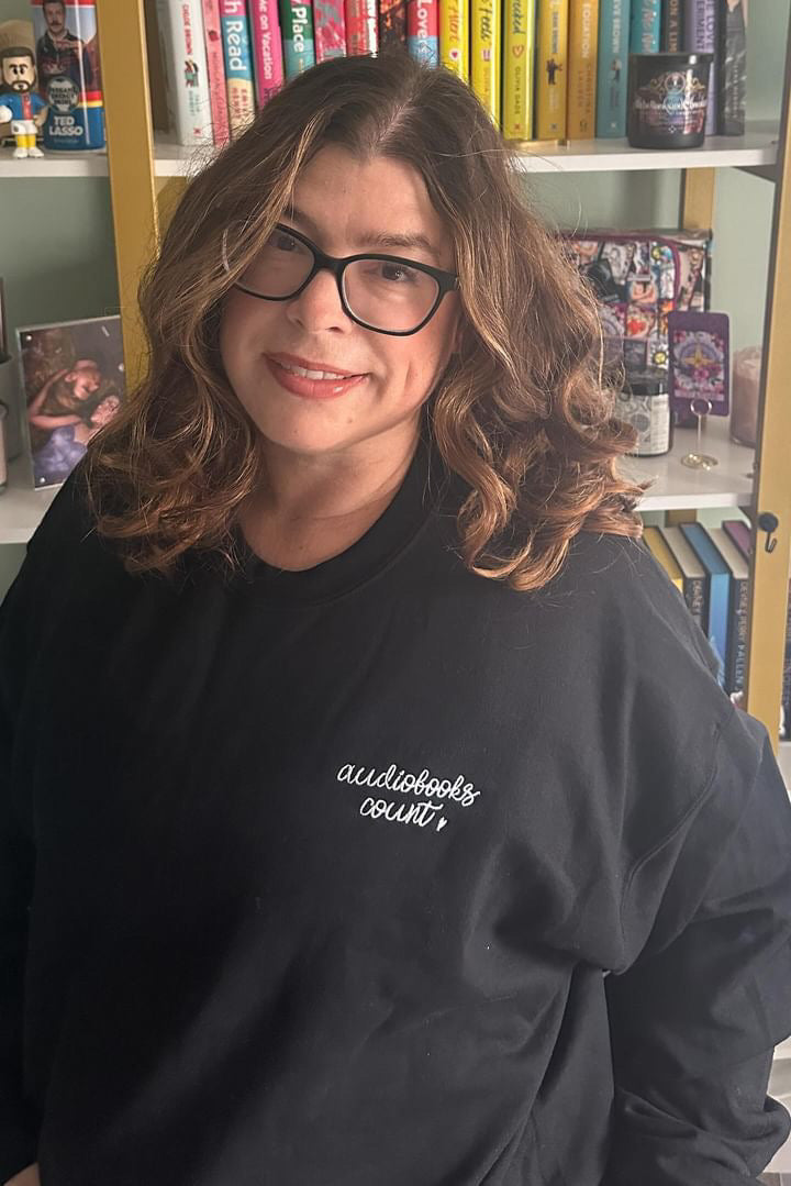 Audiobooks Count Embroidered Sweatshirt