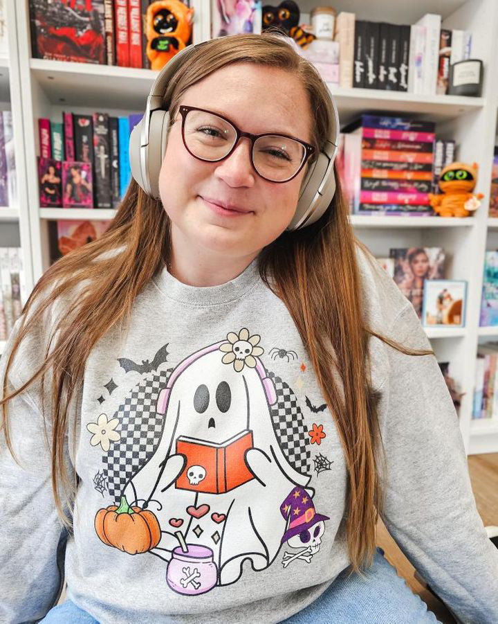 Ghost Audiobook Reader Sweatshirt