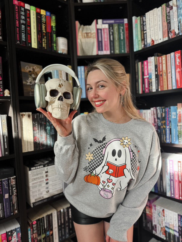 Ghost Audiobook Reader Sweatshirt
