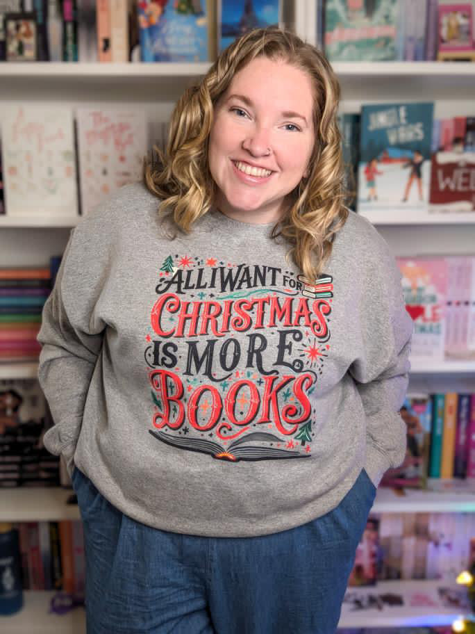 All I Want for Christmas is More Books Sweatshirt