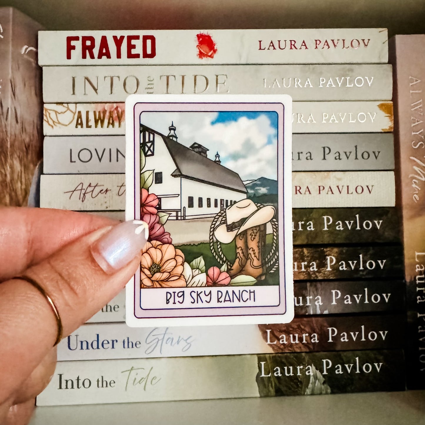Cottonwood Cove Series by Laura Pavlov Book Locations Sticker Set