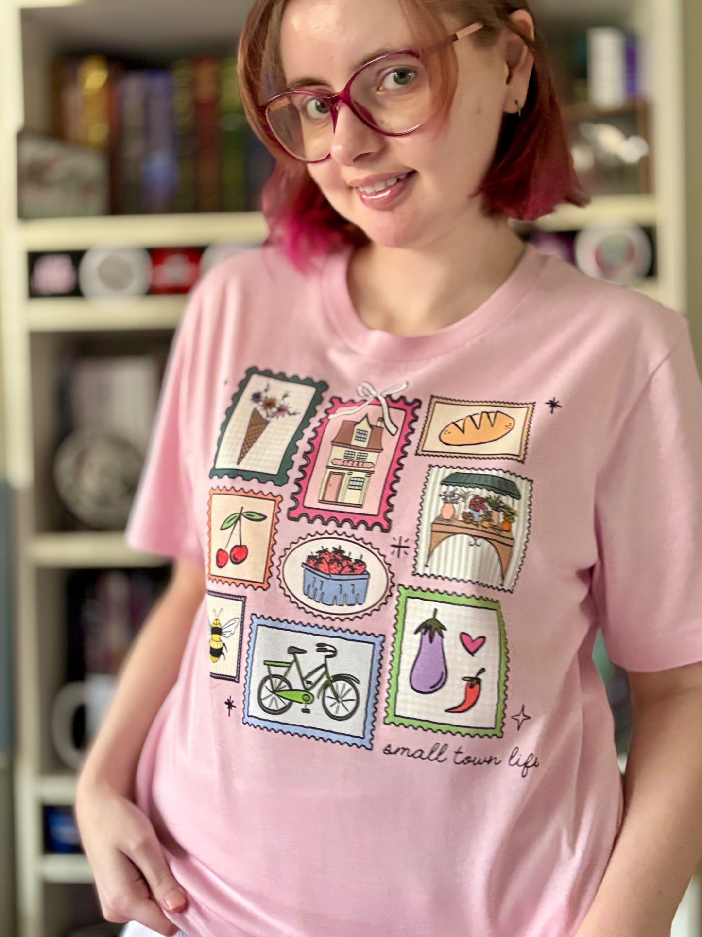 Small Town Postage Stamps t-shirt