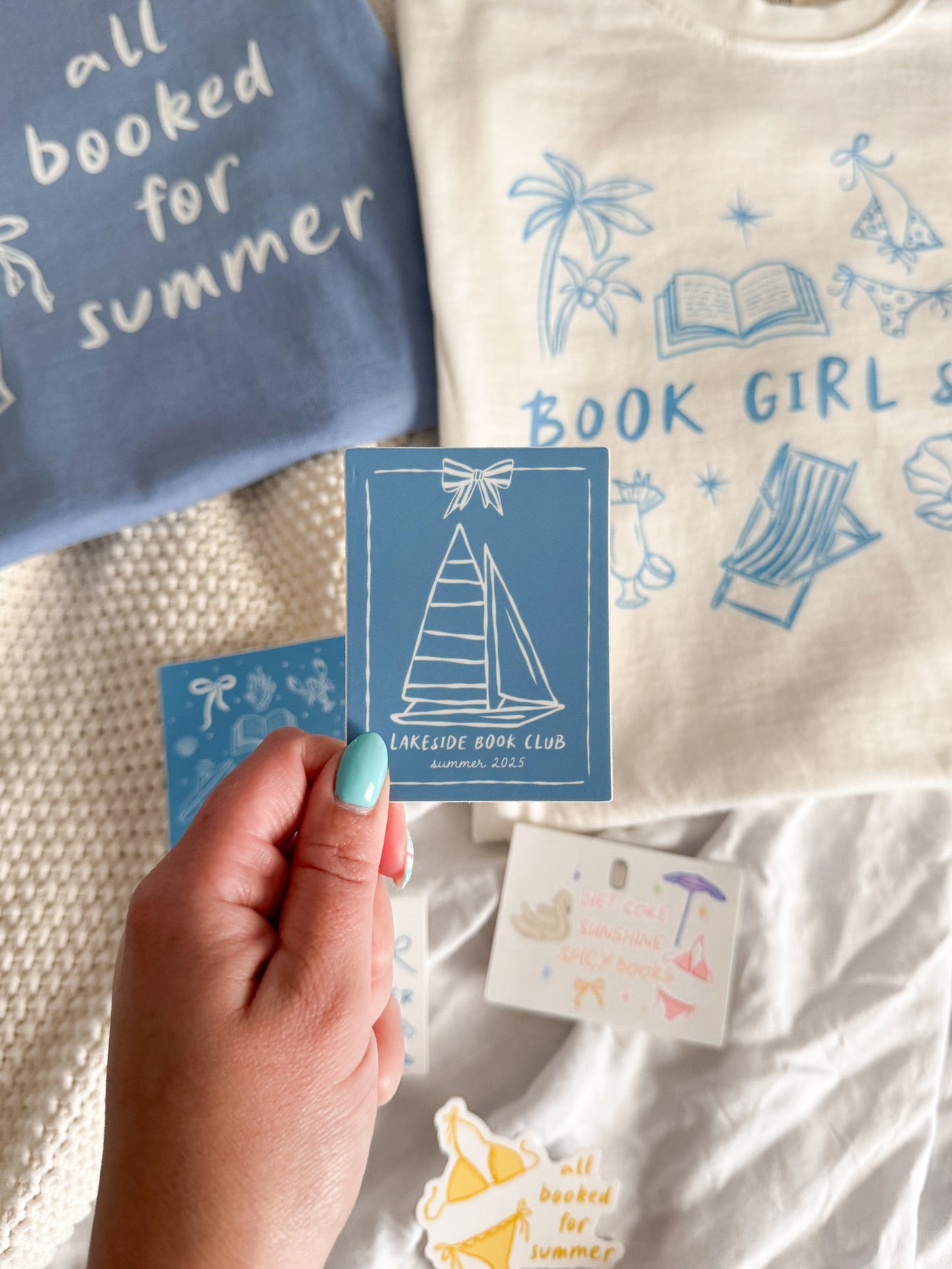 Book Girl Summer Collection sticker bundle