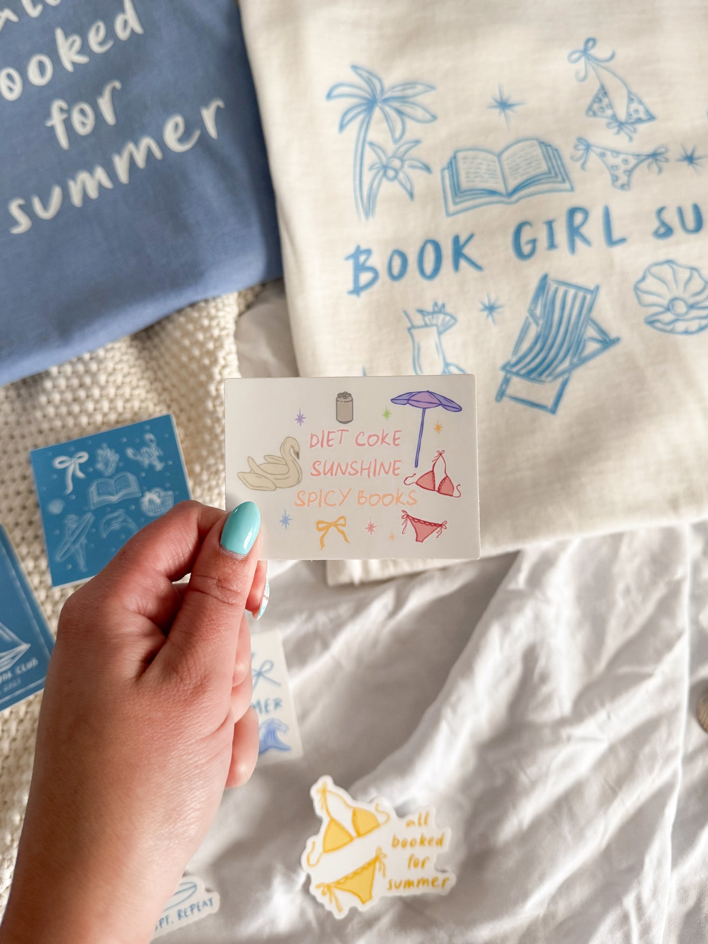 Book Girl Summer Collection sticker bundle