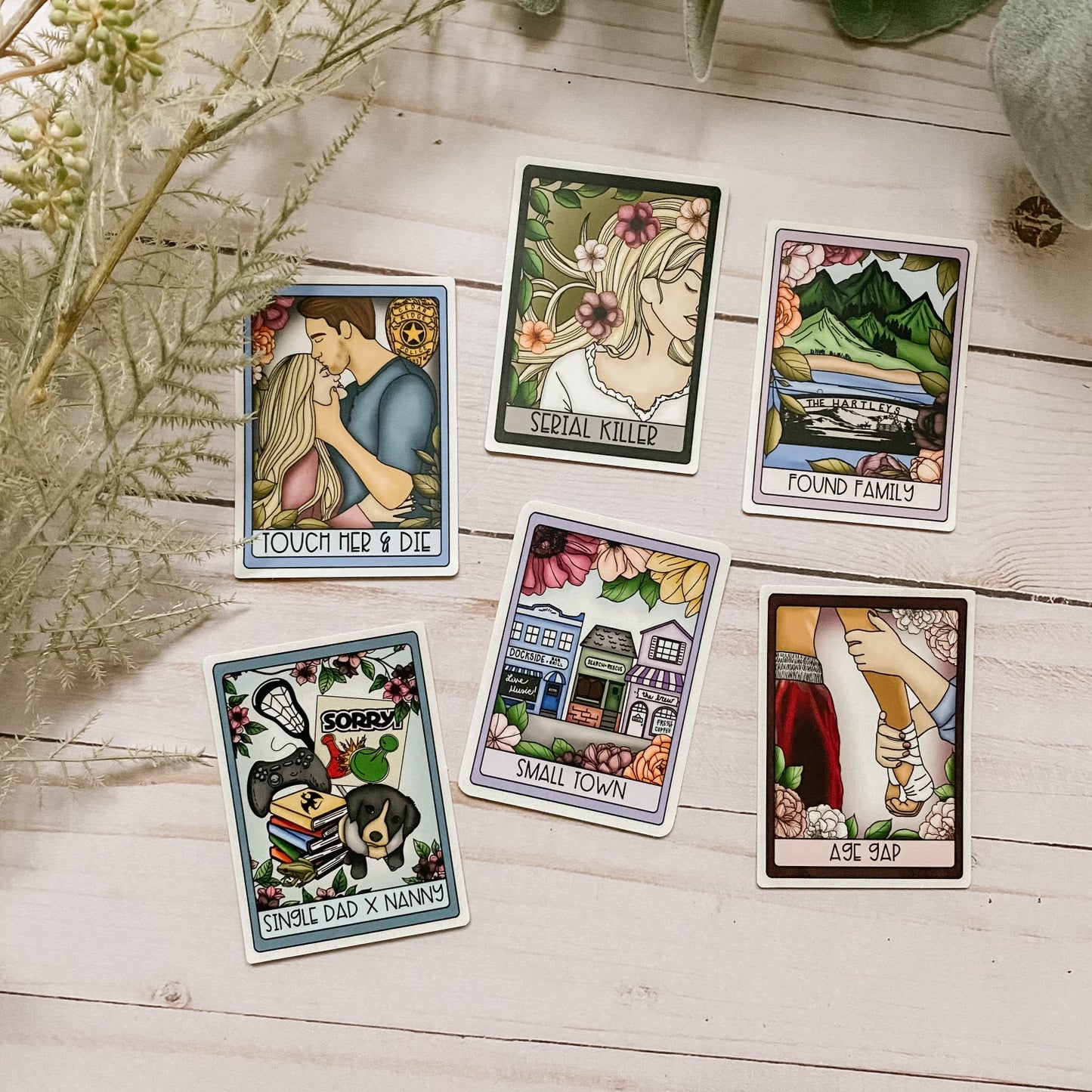 Ashes of You by Catherine Cowles Sticker Set