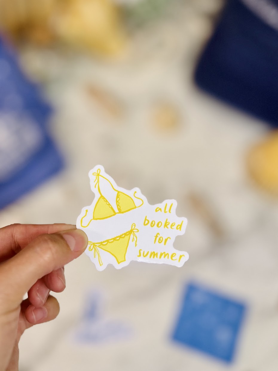 Book Girl Summer Collection sticker bundle