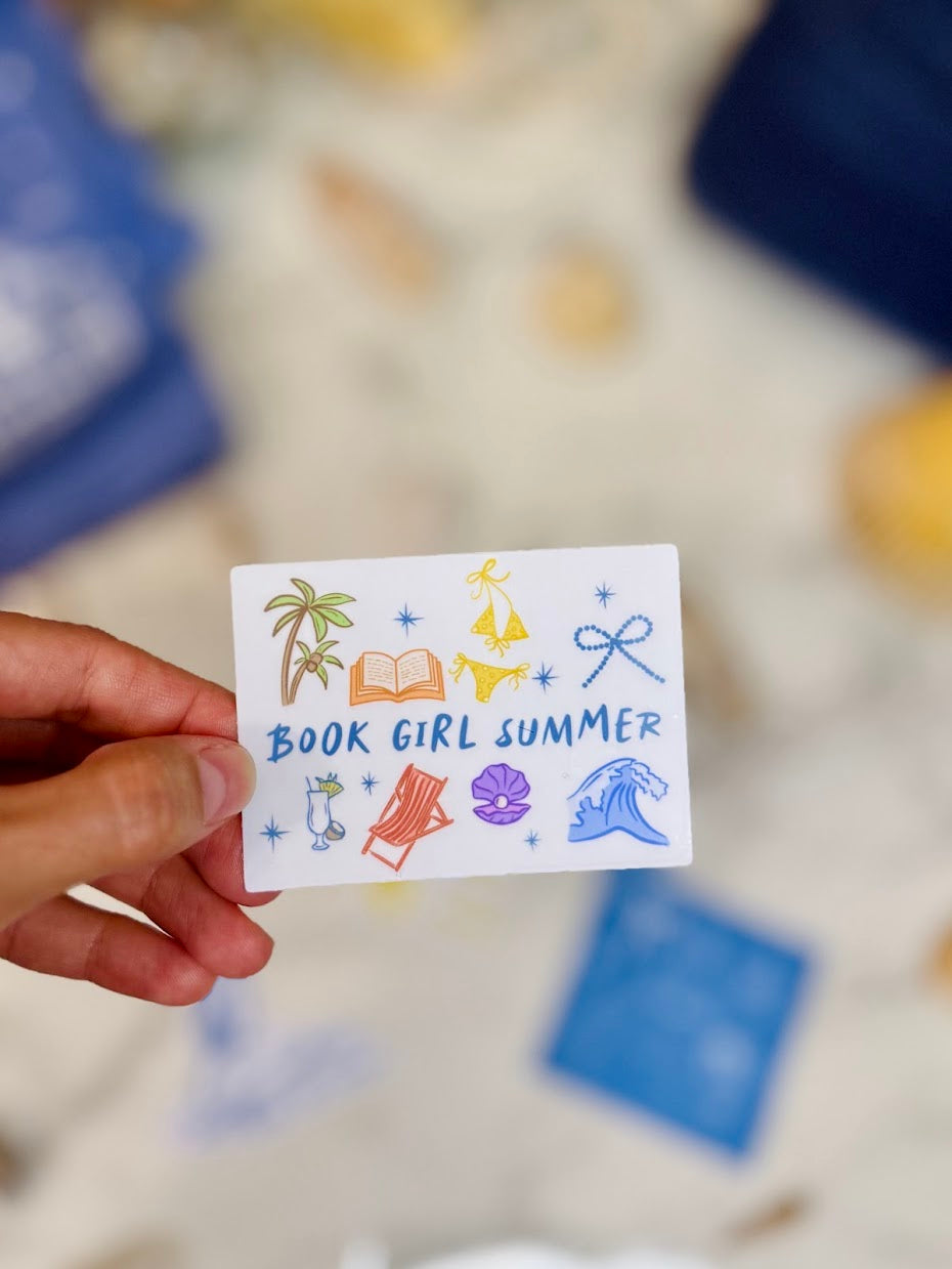 Book Girl Summer Collection sticker bundle