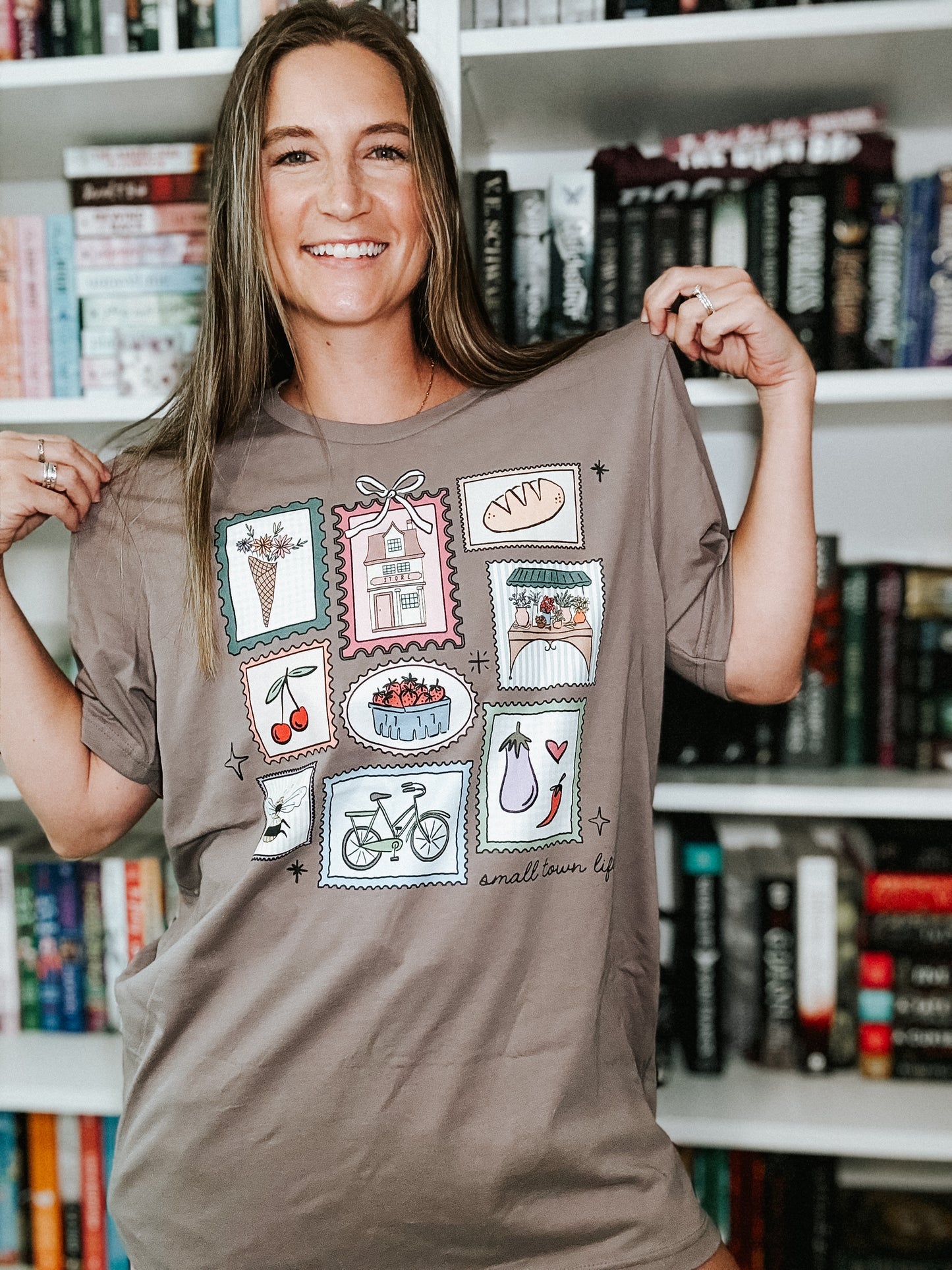 Small Town Postage Stamps t-shirt