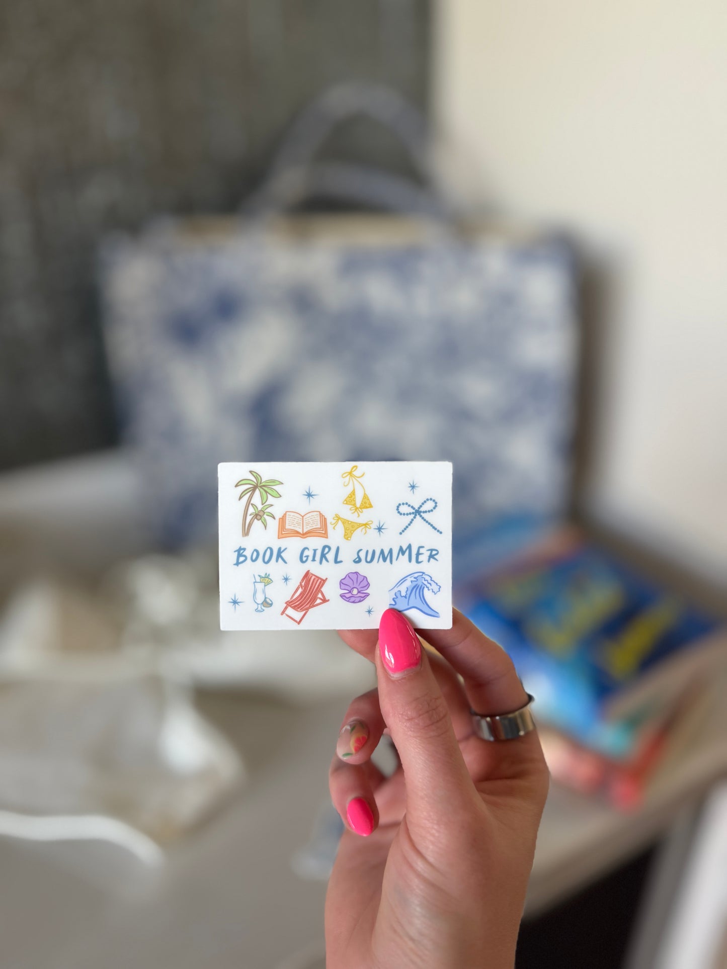 Book Girl Summer Collection sticker bundle