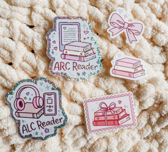 The Book Girl Sticker Set