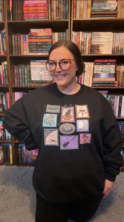 Halloween Postage Stamps Sweatshirt