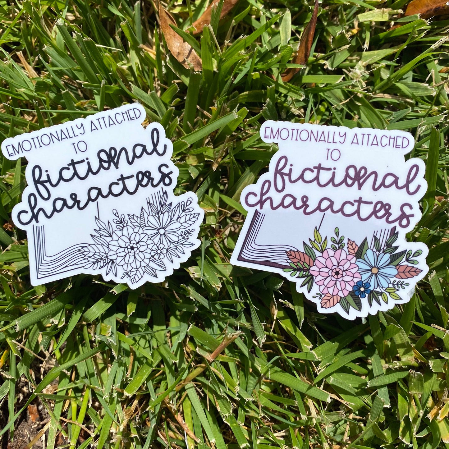 Emotionally attached to fictional characters sticker