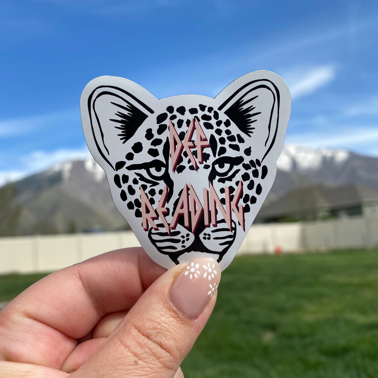 Def Reading Leopard magnet