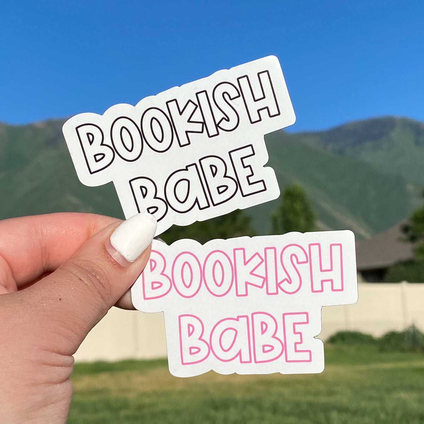 Bookish Babe sticker