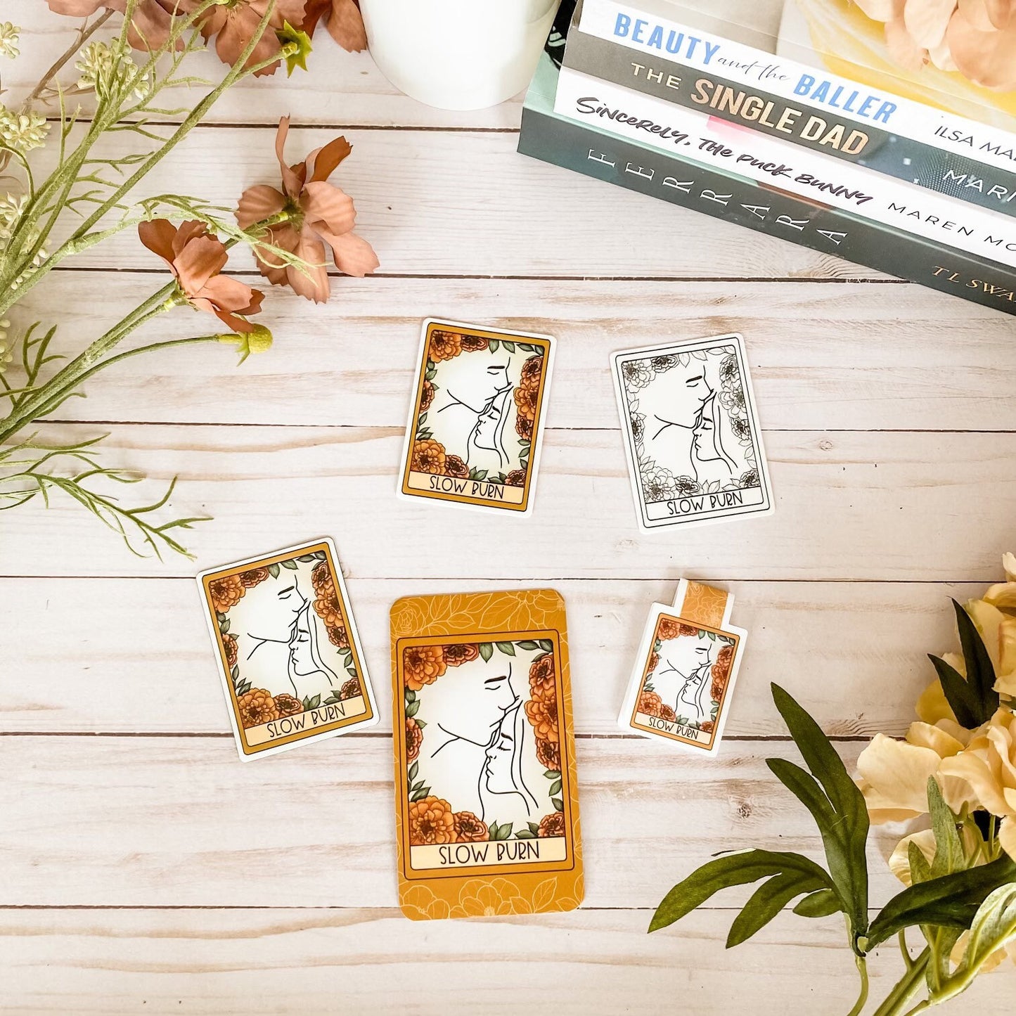 Slow Burn Romance Tarot Card magnet