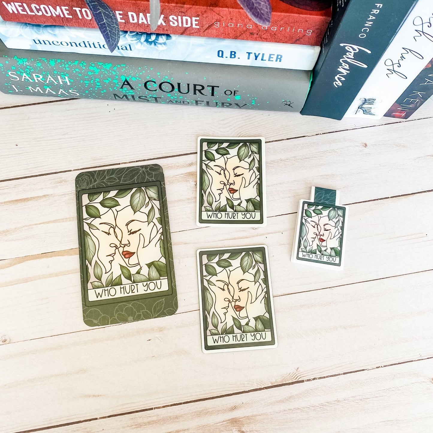 Who Hurt You Tarot Card magnet