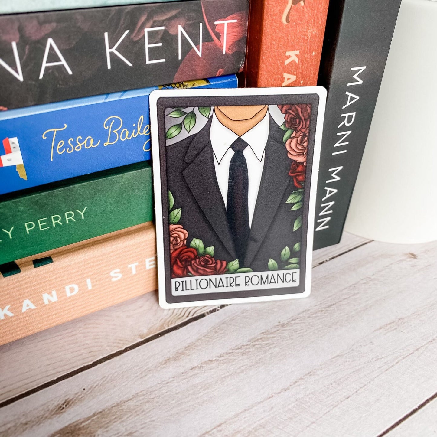 Billionaire Romance (Man) Tarot Card Book Trope magnet