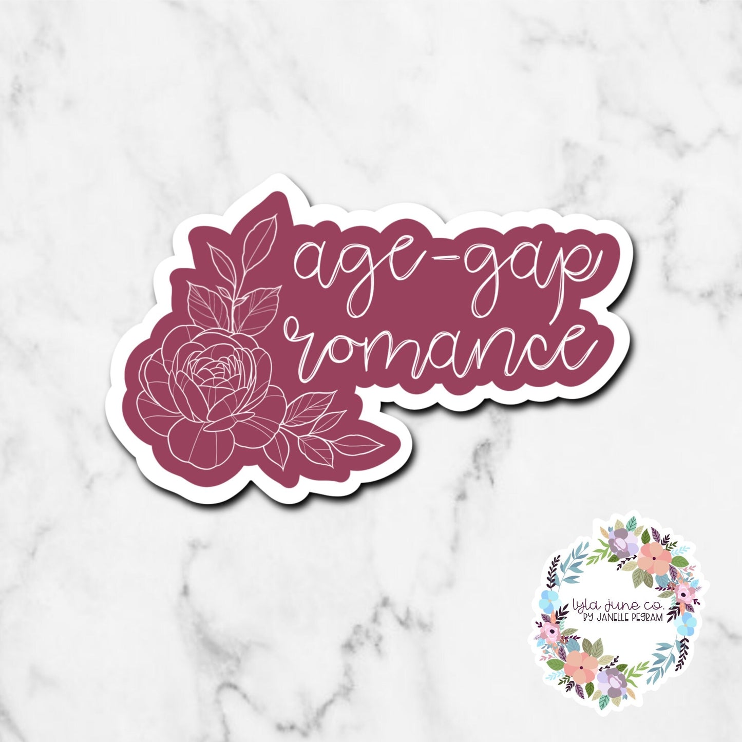 Age Gap Romance Trope sticker