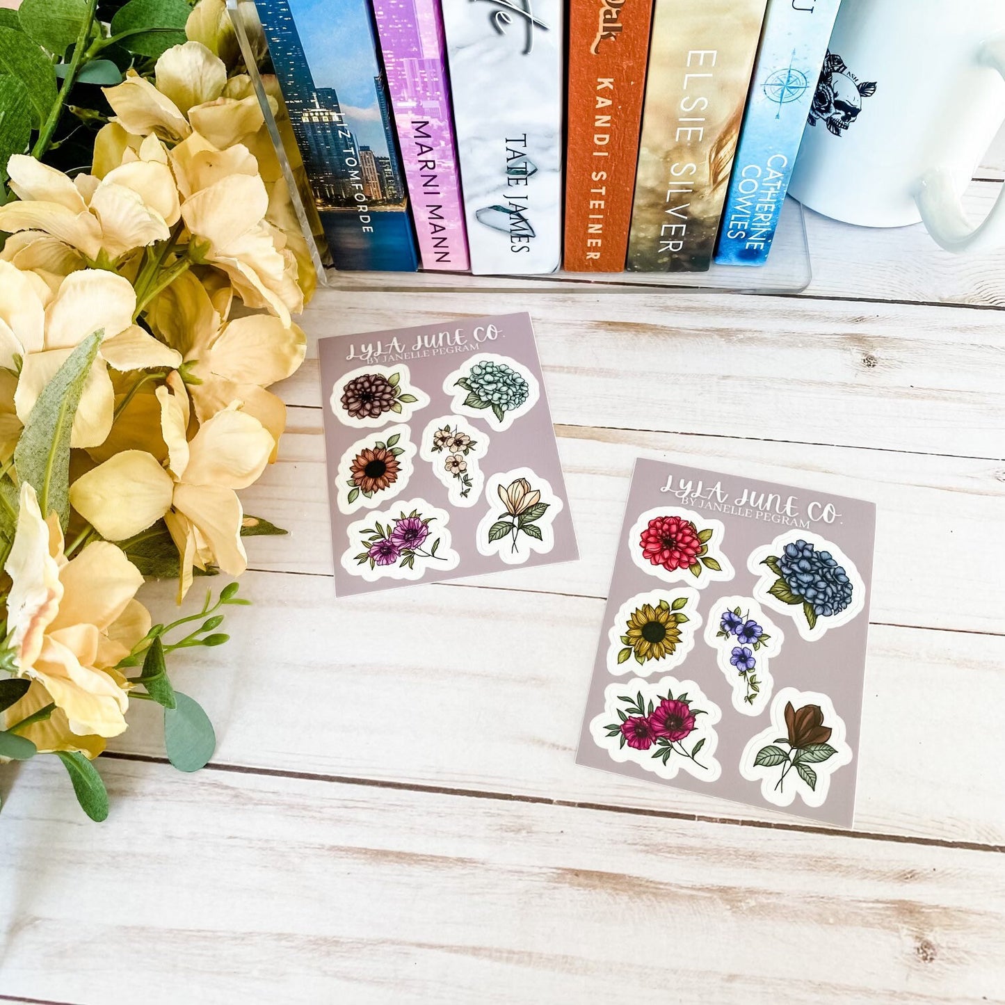 Mini Floral Sticker Sheets Vol II