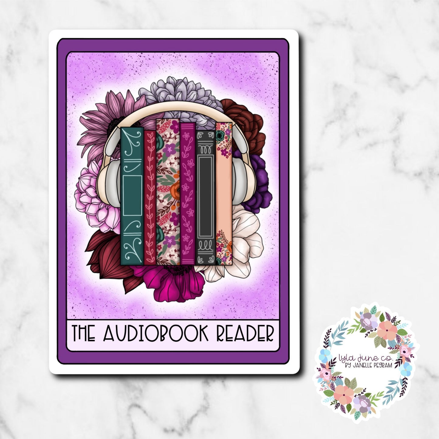 The Audiobook Reader sticker