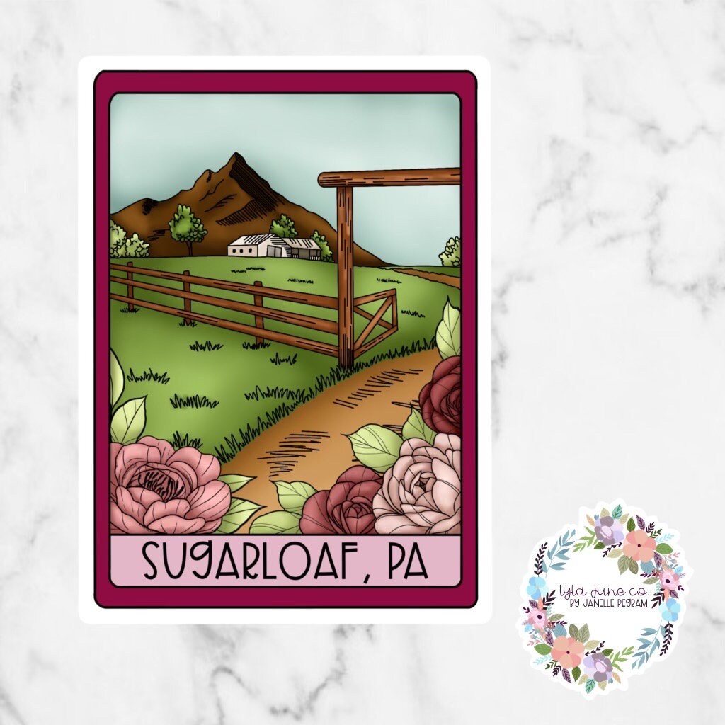 Sugarloaf, PA Corrine Michaels Tarot Card sticker