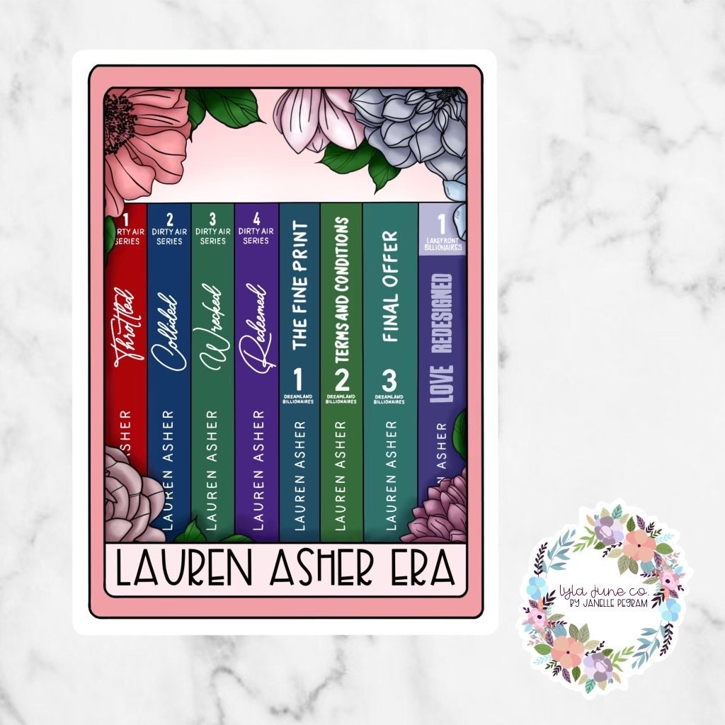 Lauren Asher Era Tarot Card sticker
