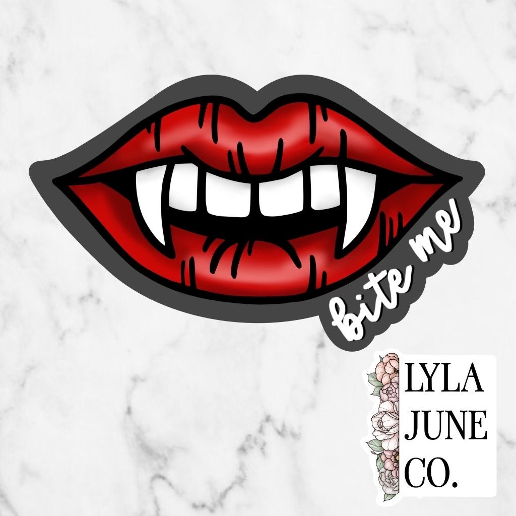 Bite Me sticker