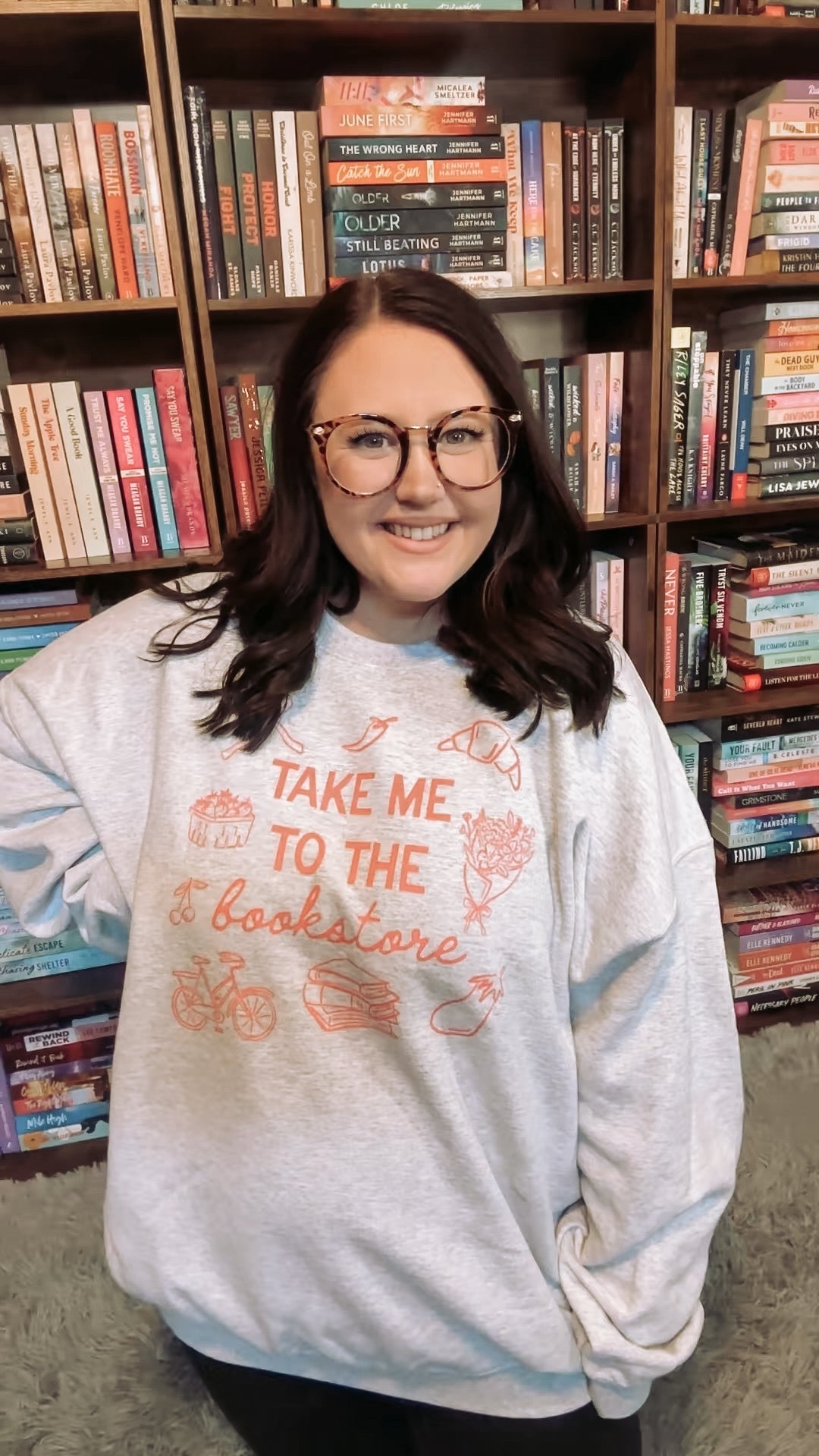 Take Me To The Bookstore Sweatshirt