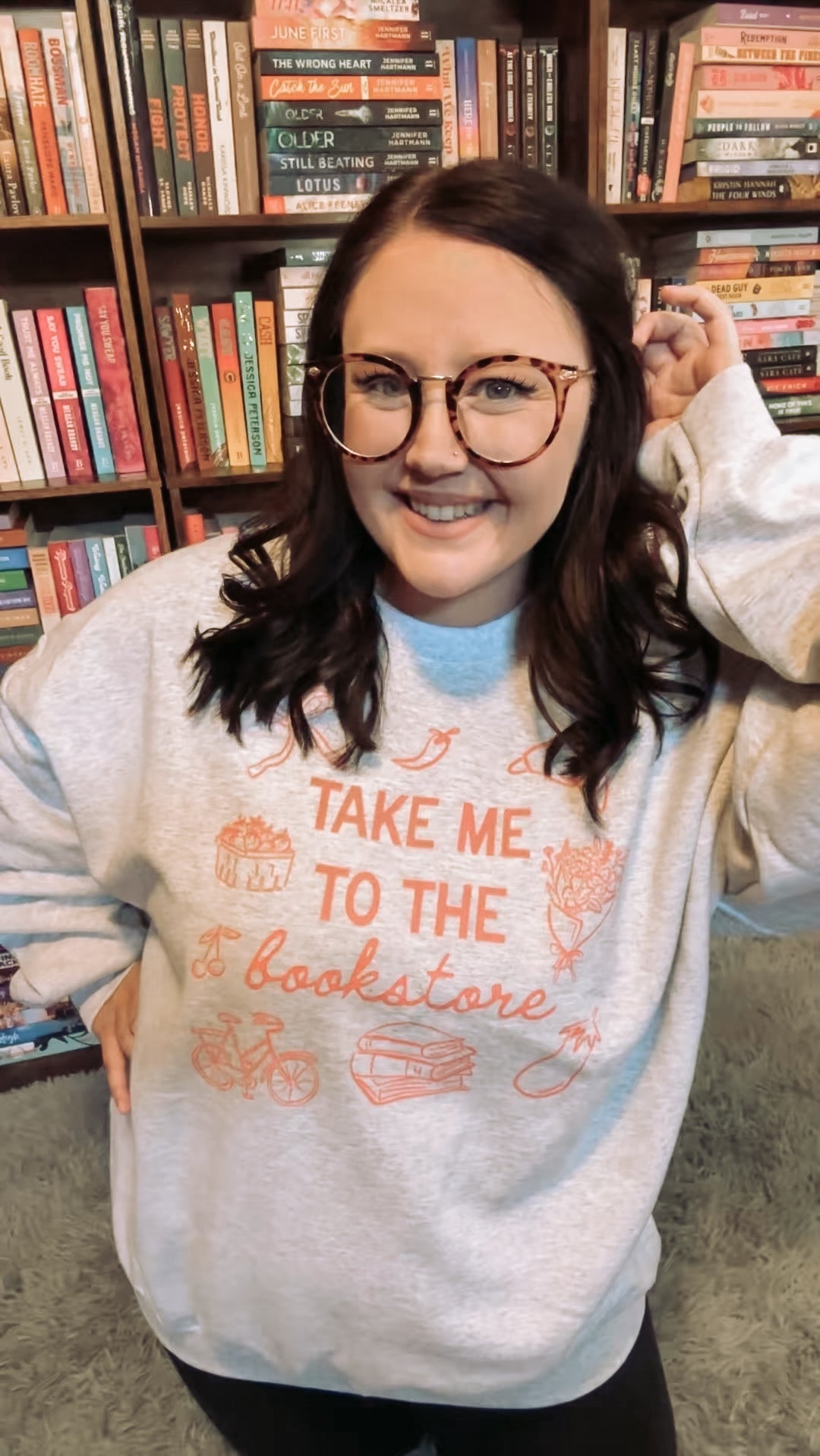 Take Me To The Bookstore Sweatshirt