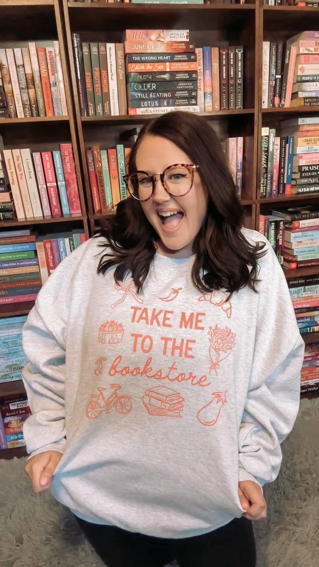 Take Me To The Bookstore Sweatshirt