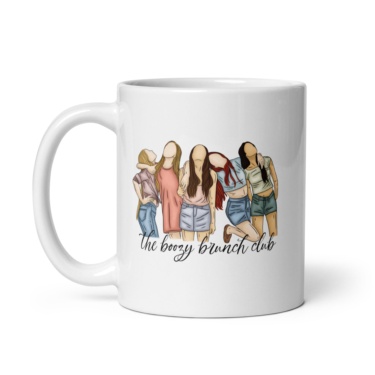 The Boozy Brunch Club / Elsie Silver Chesnut Springs White glossy mug
