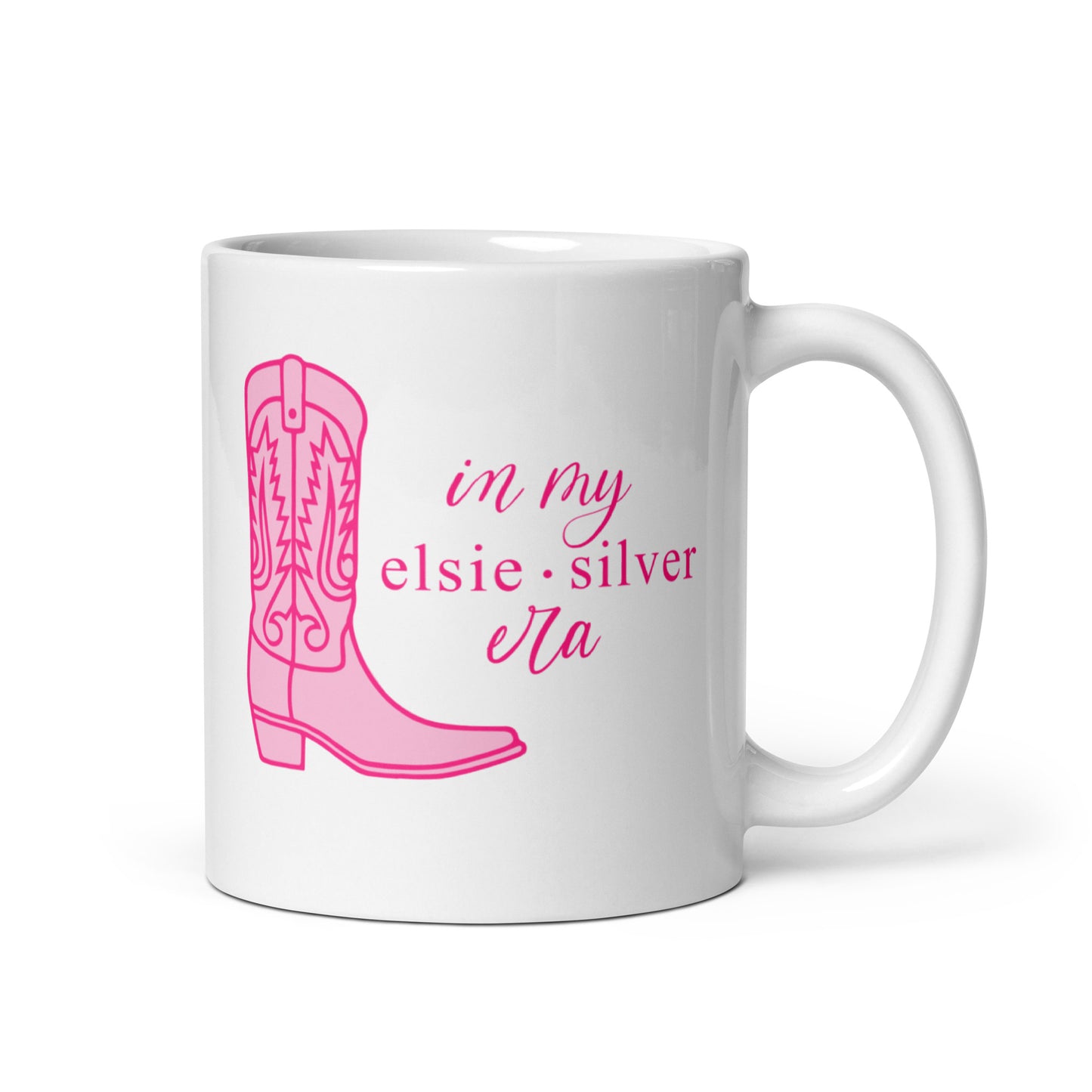 In My Elsie Silver Era White glossy mug