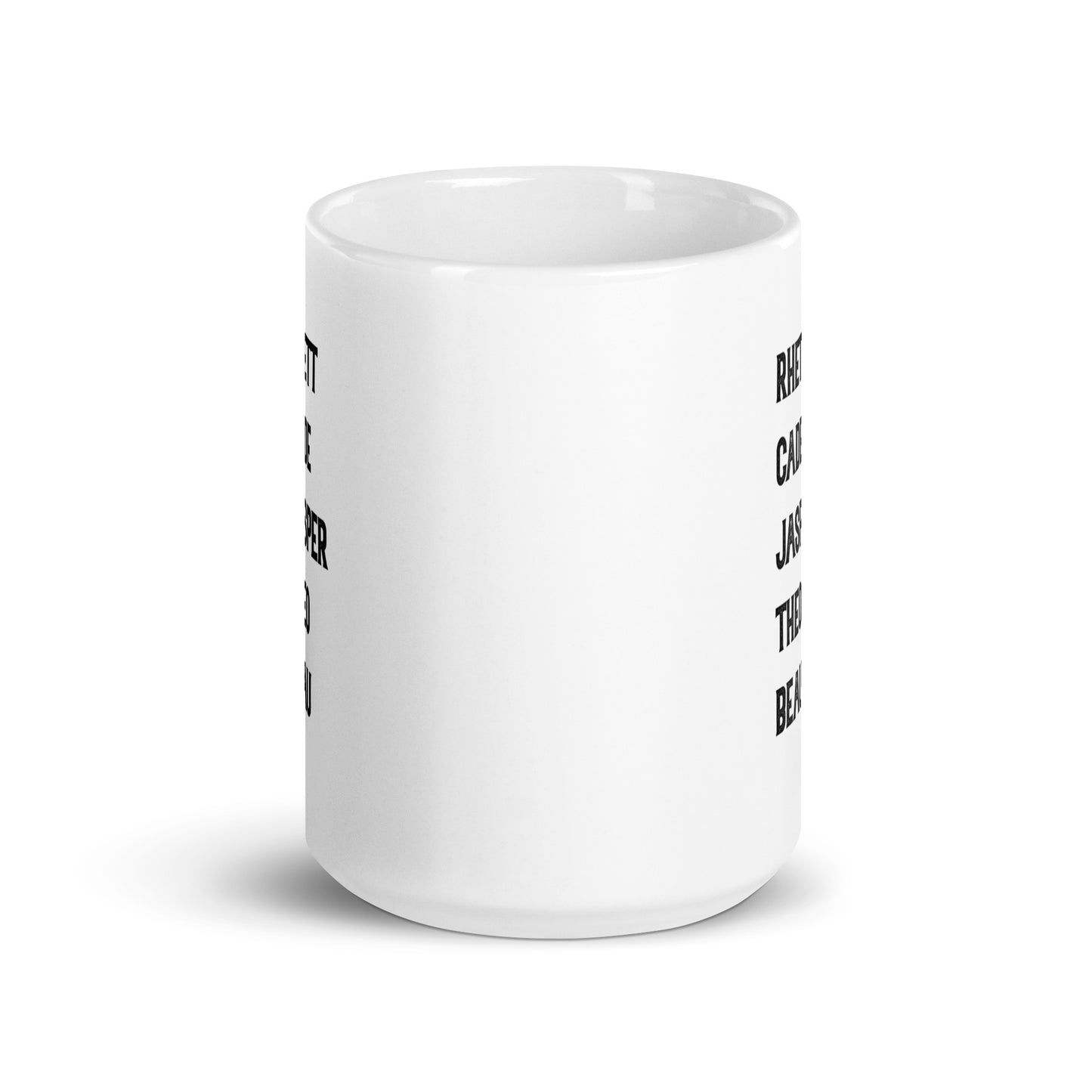 Elsie Silver Rhett Cade Jasper Theo Beau / Chesnut Springs Boys Names White glossy mug