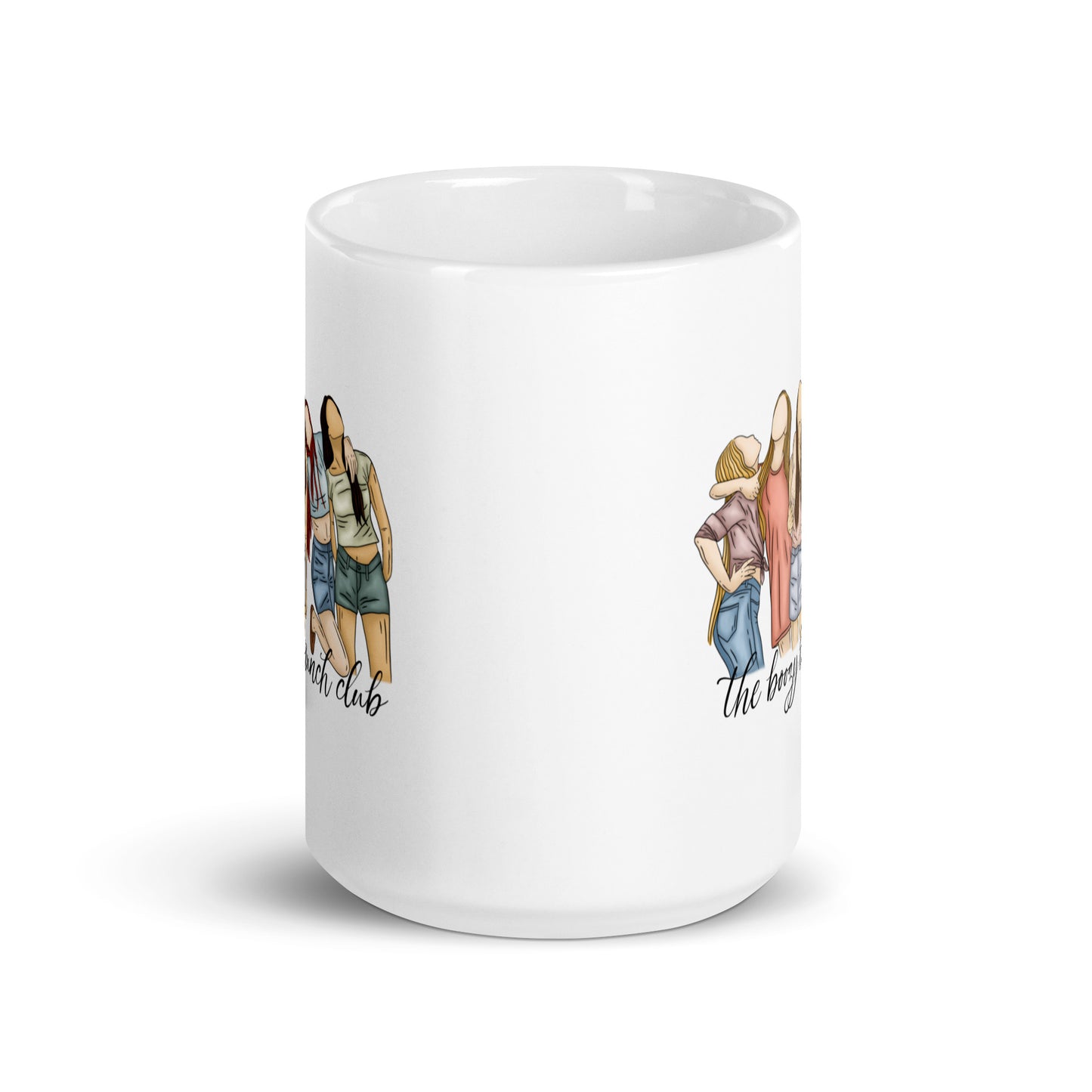The Boozy Brunch Club / Elsie Silver Chesnut Springs White glossy mug
