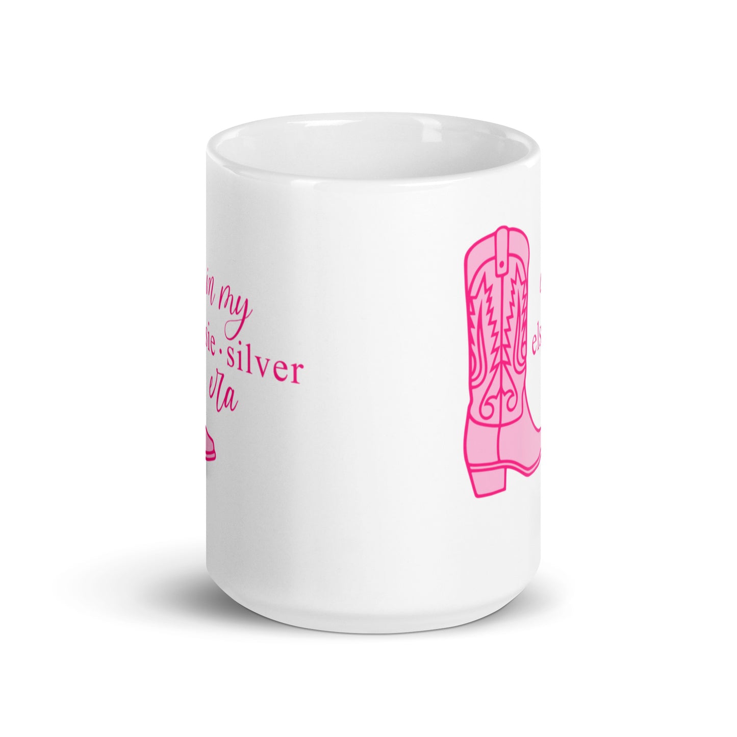 In My Elsie Silver Era White glossy mug