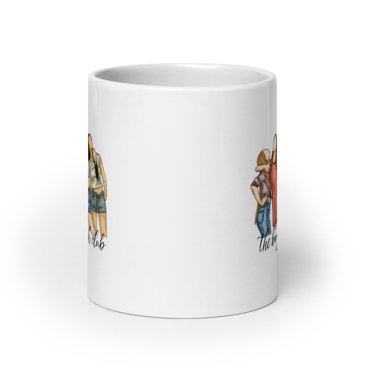 The Boozy Brunch Club / Elsie Silver Chesnut Springs White glossy mug