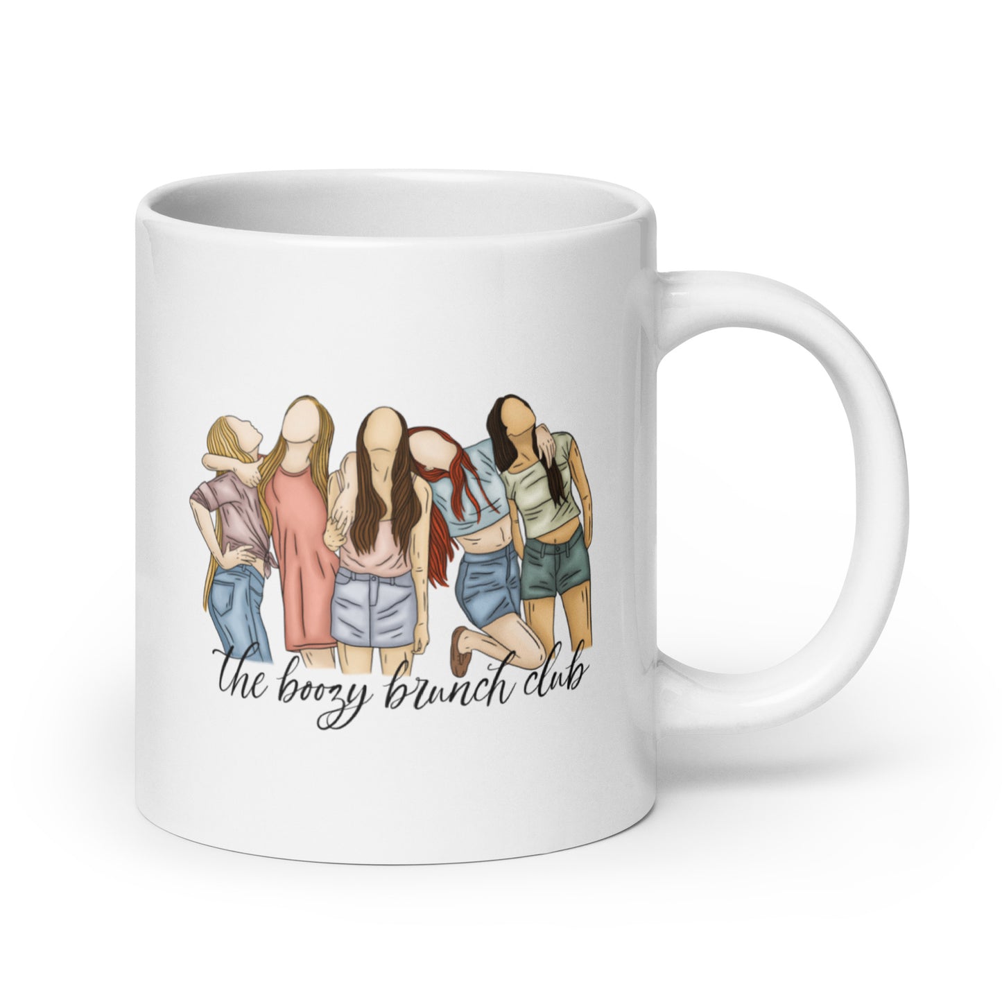 The Boozy Brunch Club / Elsie Silver Chesnut Springs White glossy mug