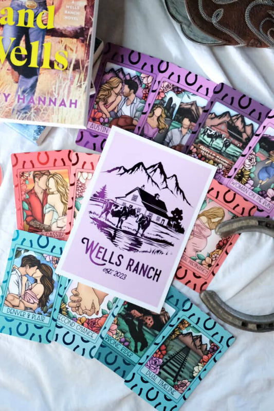 Wells Ranch by Bailey Hannah Foil Postcard