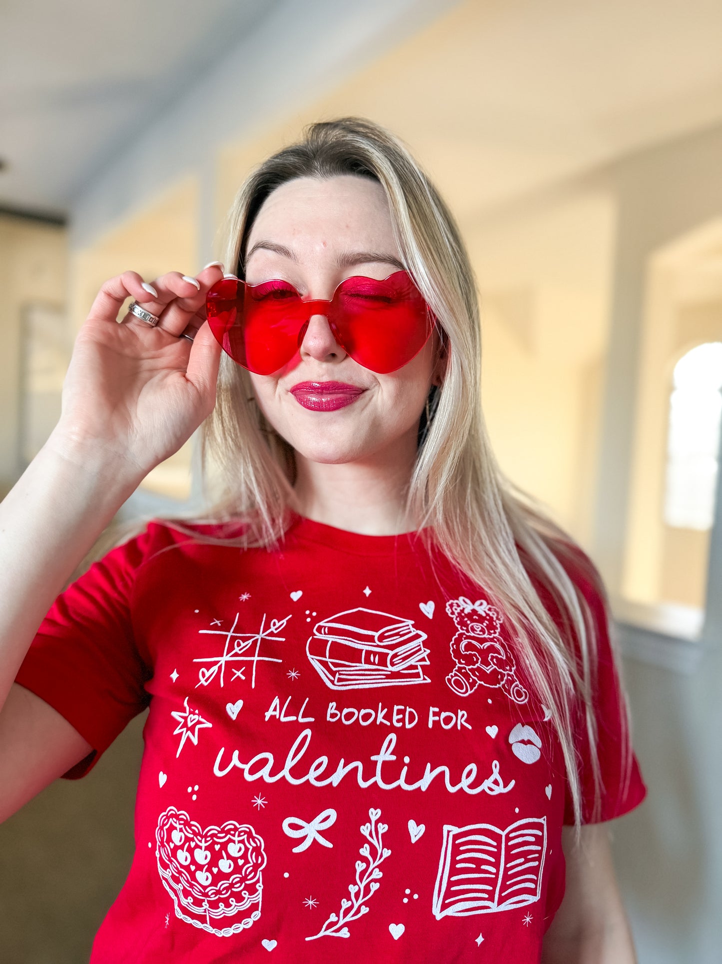All Booked for Valentines t-shirt