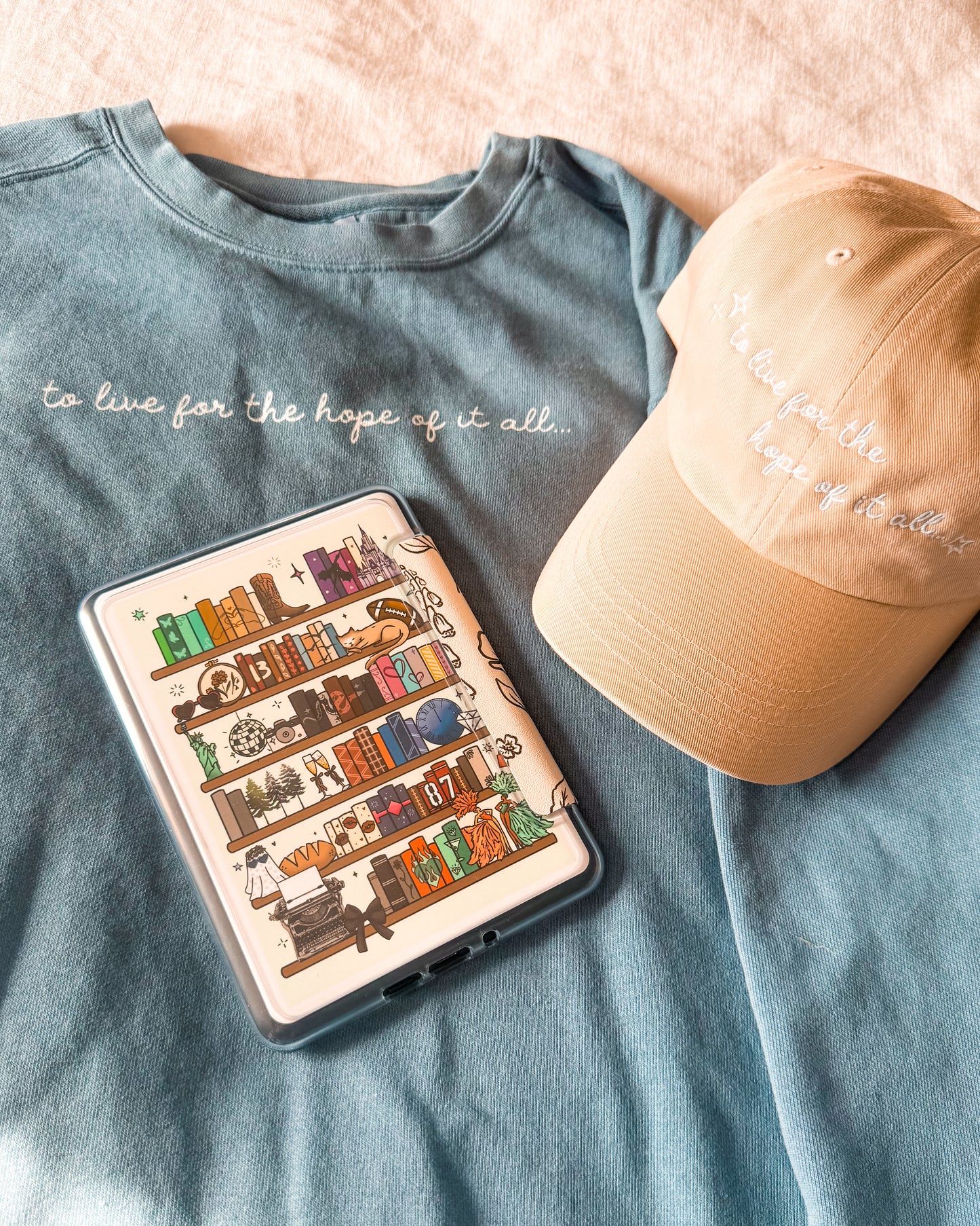 To Live for the Hope of It All garment-dyed sweatshirt